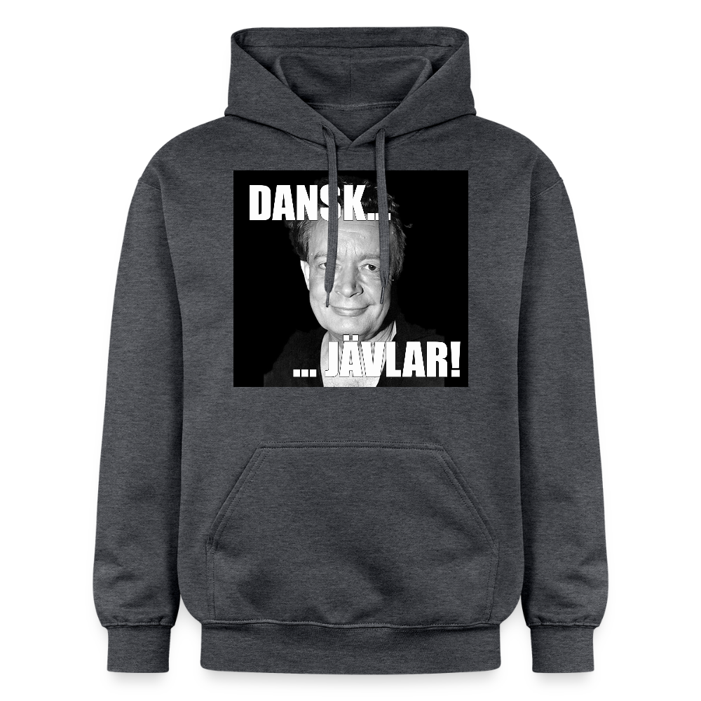 Danskjävlar (luvtröja unisex-edition) - mörkgråmelerad