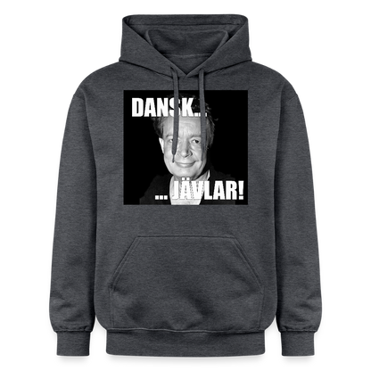 Danskjävlar (luvtröja unisex-edition) - mörkgråmelerad