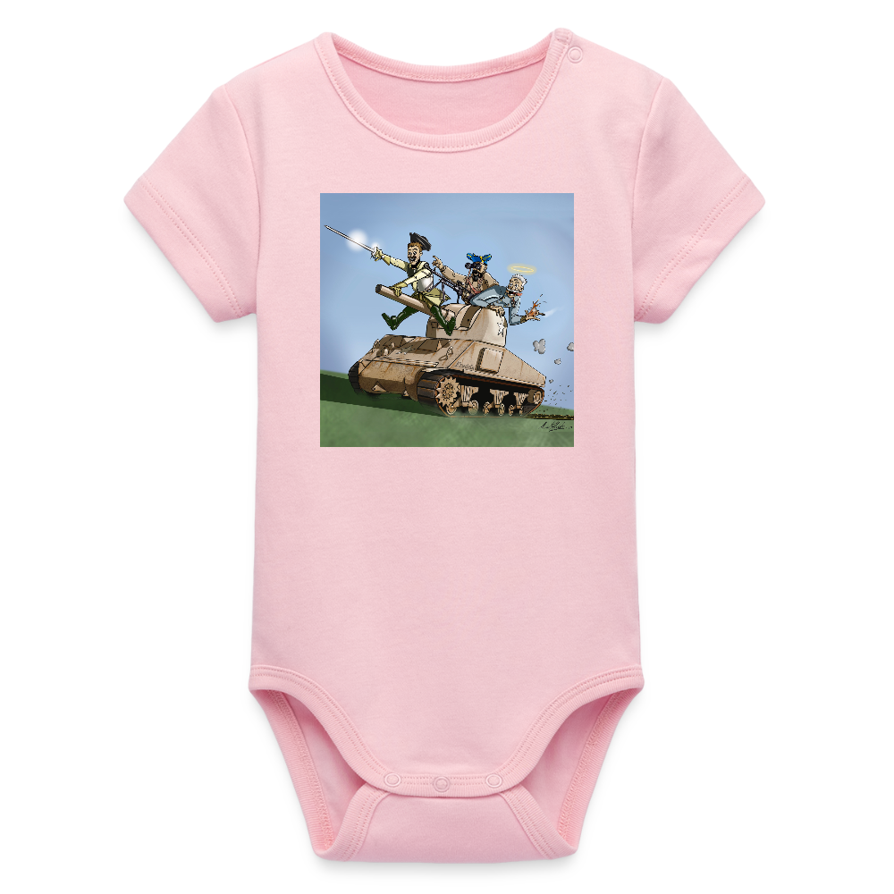 Sankt Conrads lärjungar (ekologisk kortärmad babybody-edition) - ljusrosa