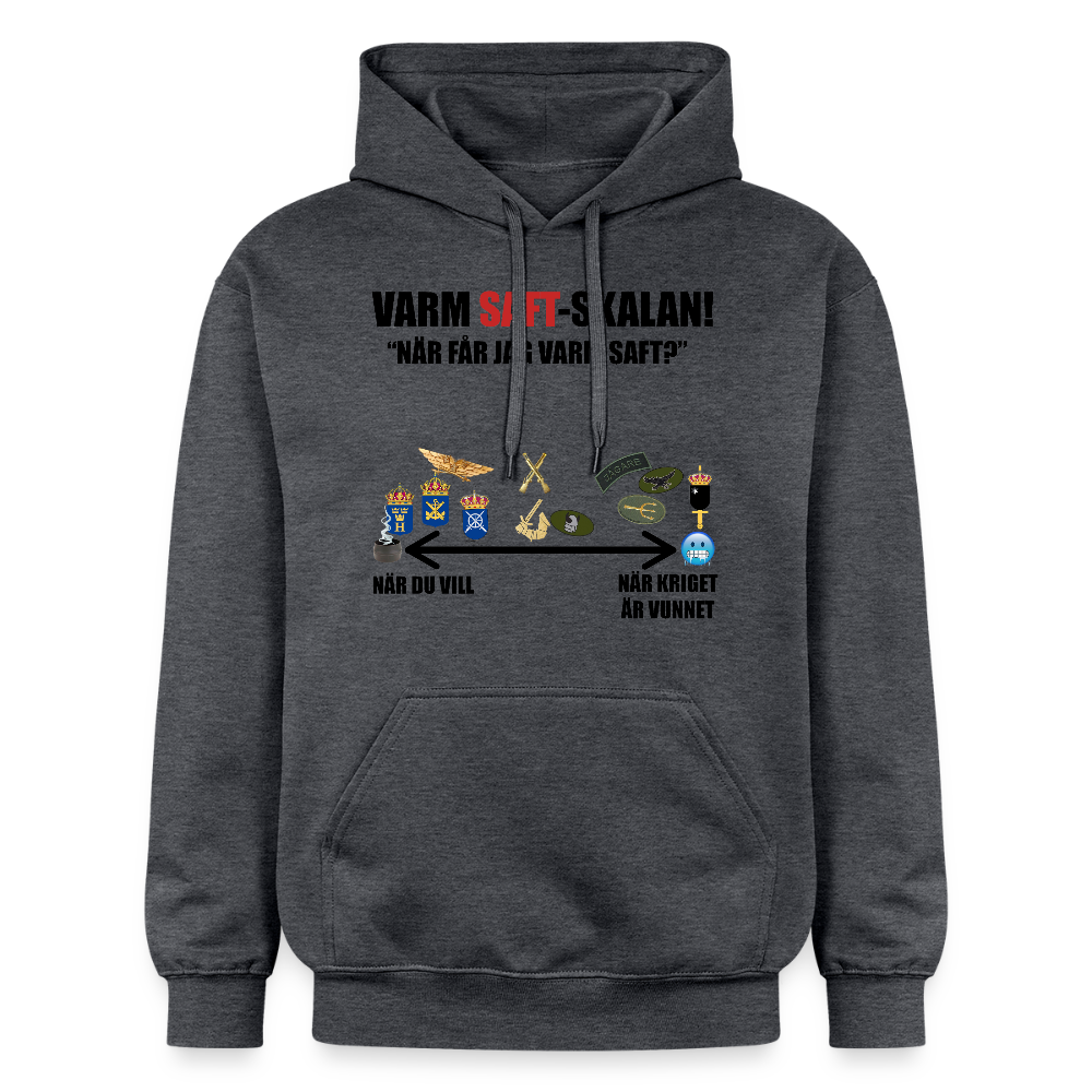 Varm saft-skalan (luvtröja unisex-edition) - mörkgråmelerad