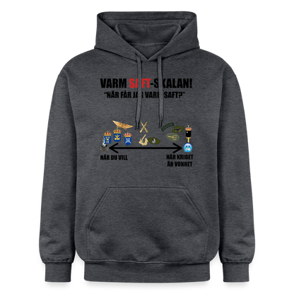 Varm saft-skalan (luvtröja unisex-edition) - mörkgråmelerad