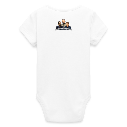 EVIG ÄRA (ekologisk kortärmad babybody-edition) - vit