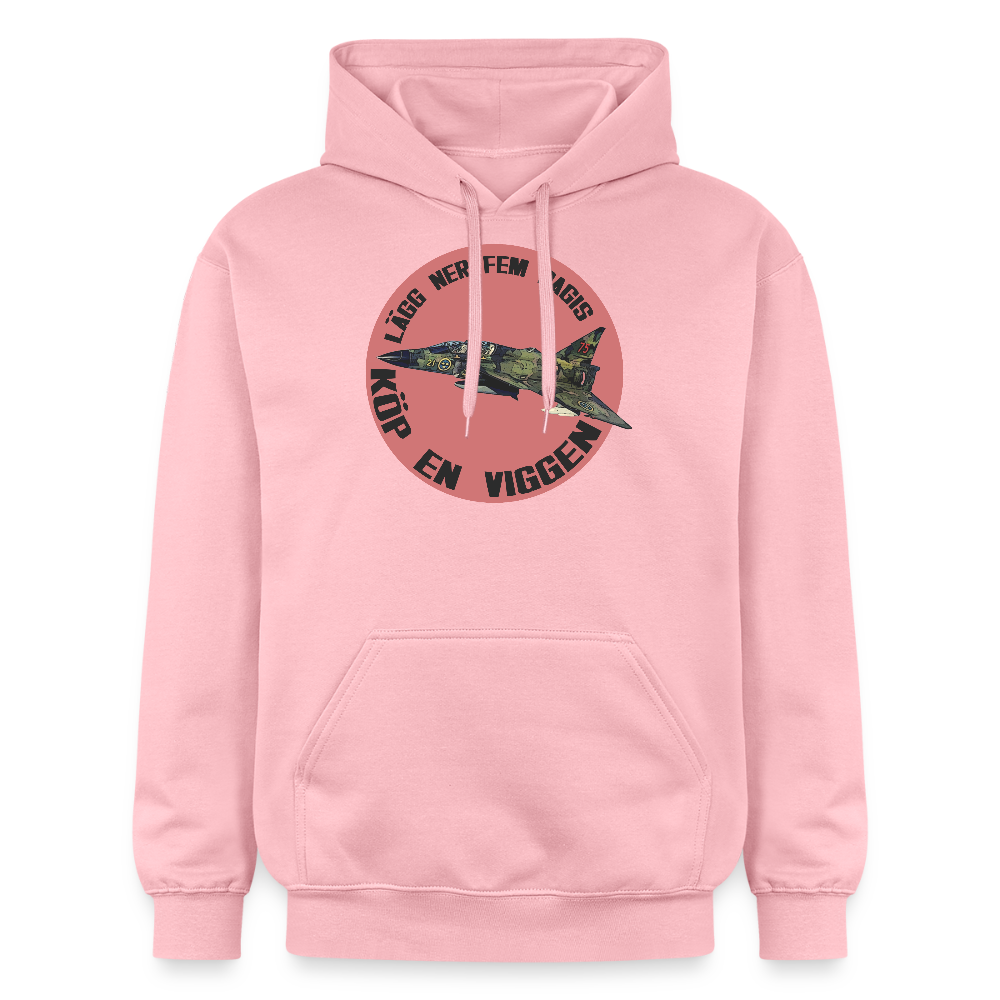 Lägg ner fem dagis - köp en Viggen (luvtröja unisex-edition) - ljusrosa