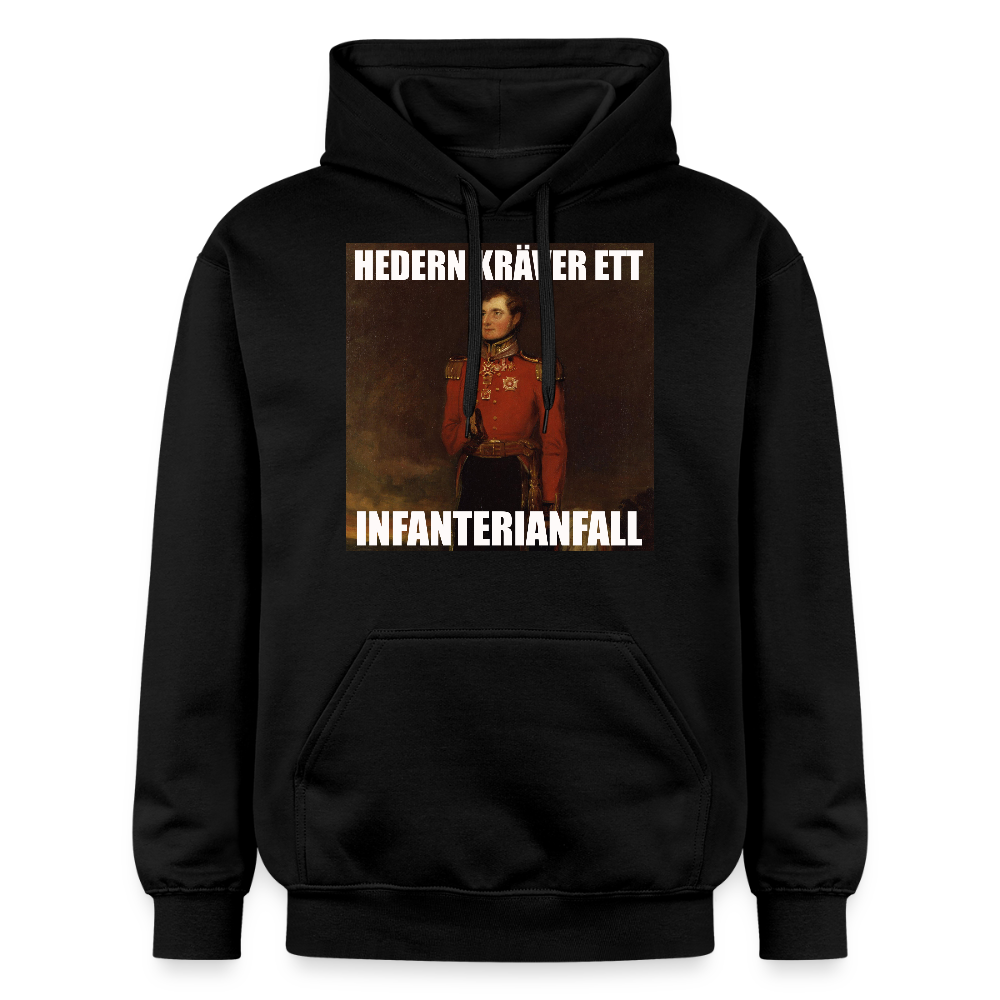 Hedern kräver ett infanterianfall luvtröja unisex-edition - svart