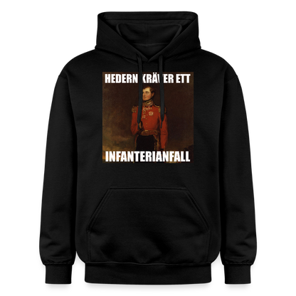 Hedern kräver ett infanterianfall luvtröja unisex-edition - svart