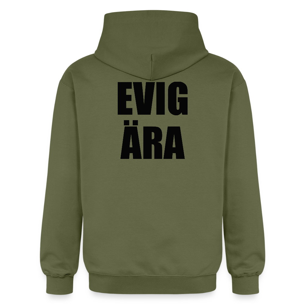 EVIG ÄRA (luvtröja unisex-edition) - Militärgrön