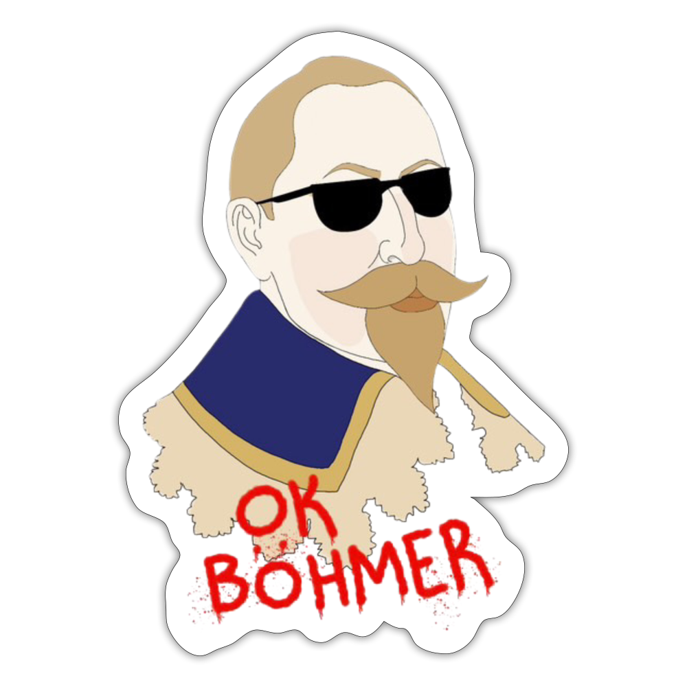 OK Böhmer (Sticker) - matt vit