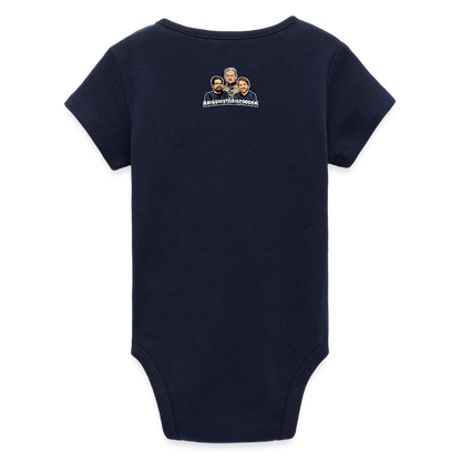 Erlander – God of War (ekologisk kortärmad babybody-edition) - marinblått