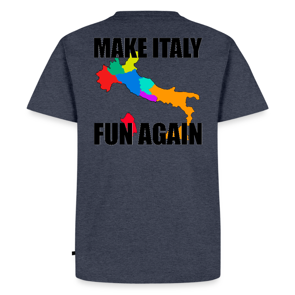 Make Italy Fun Again (Premium-T-shirt herr-edition) - jeansblå 