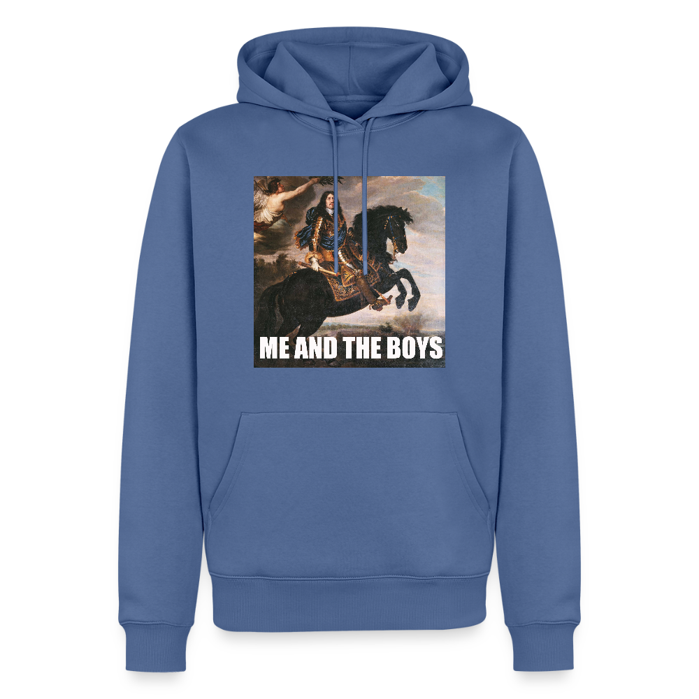 Karl X & boysen (Premiumluvtröja herr-edition) - duvblå