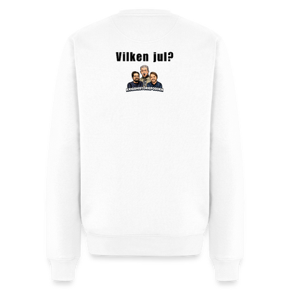 "Hemma till jul!" (premiumtröja herr-edition) - vit