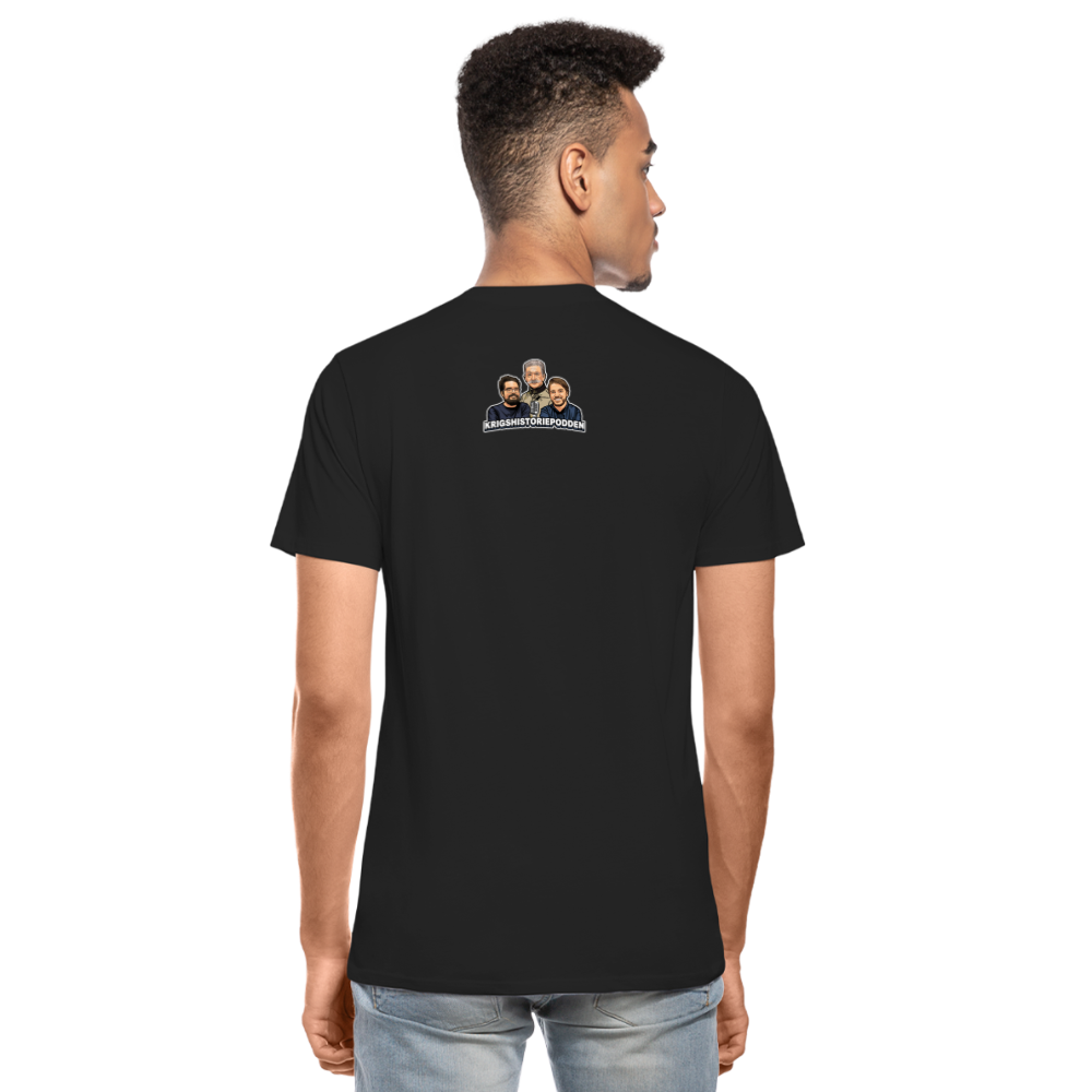 Fucka aldrig med Vietnam (ekologisk premium-T-shirt herr-edition) - svart