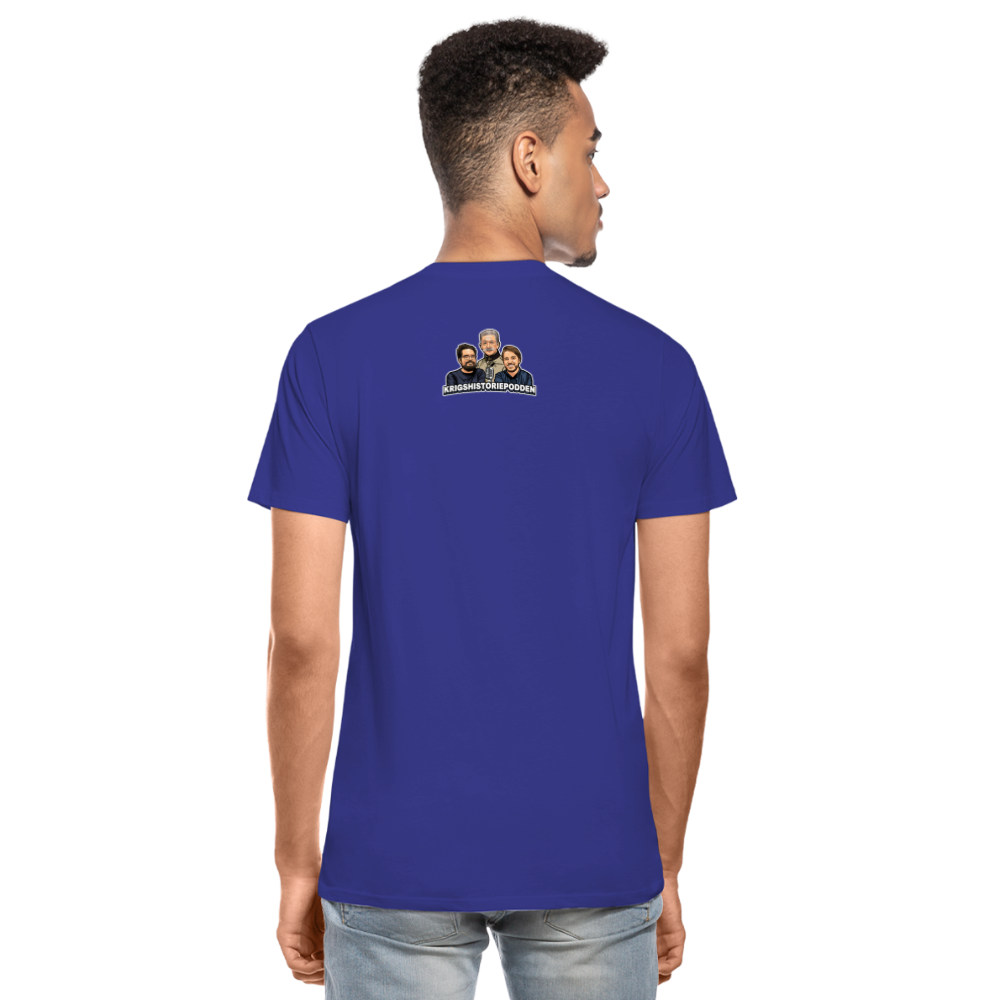 Fucka aldrig med Vietnam (ekologisk premium-T-shirt herr-edition) - kungsblå