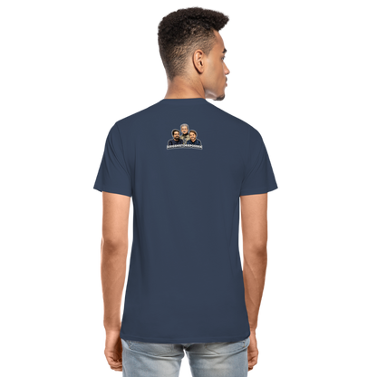 Fucka aldrig med Vietnam (ekologisk premium-T-shirt herr-edition) - marinblå