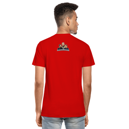 Fucka aldrig med Vietnam (ekologisk premium-T-shirt herr-edition) - röd