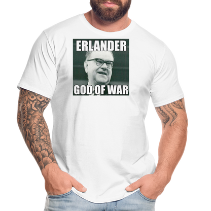 Erlander – God of War (ekologisk T-shirt herr-edition) - vit