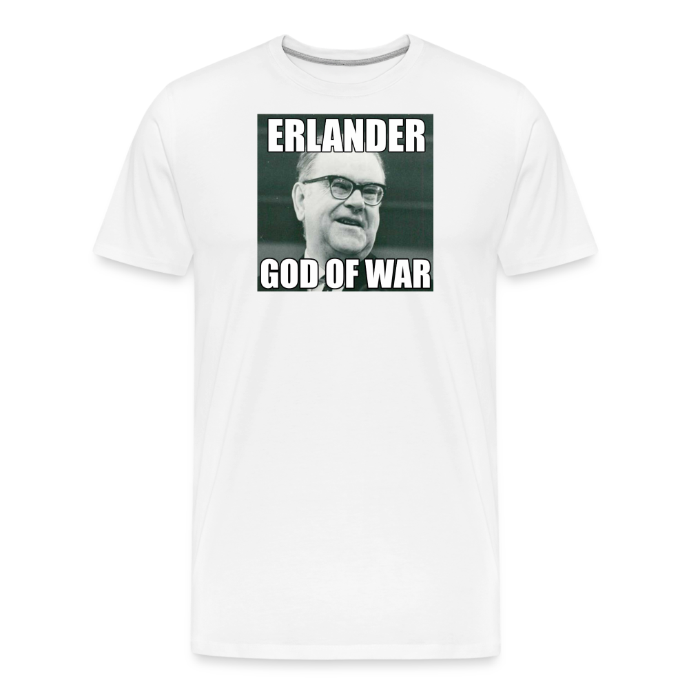 Erlander – God of War (ekologisk T-shirt herr-edition) - vit