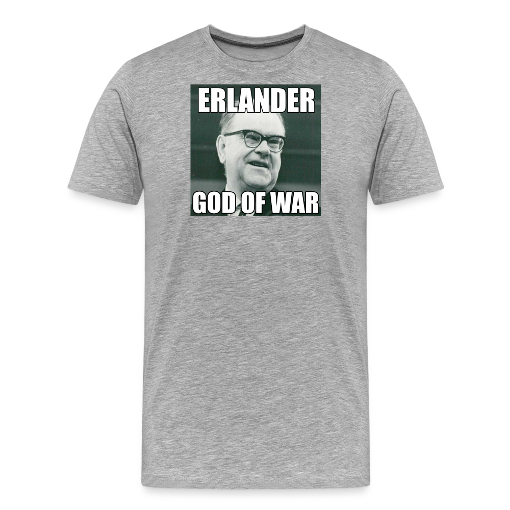 Erlander – God of War (ekologisk T-shirt herr-edition) - gråmelerad