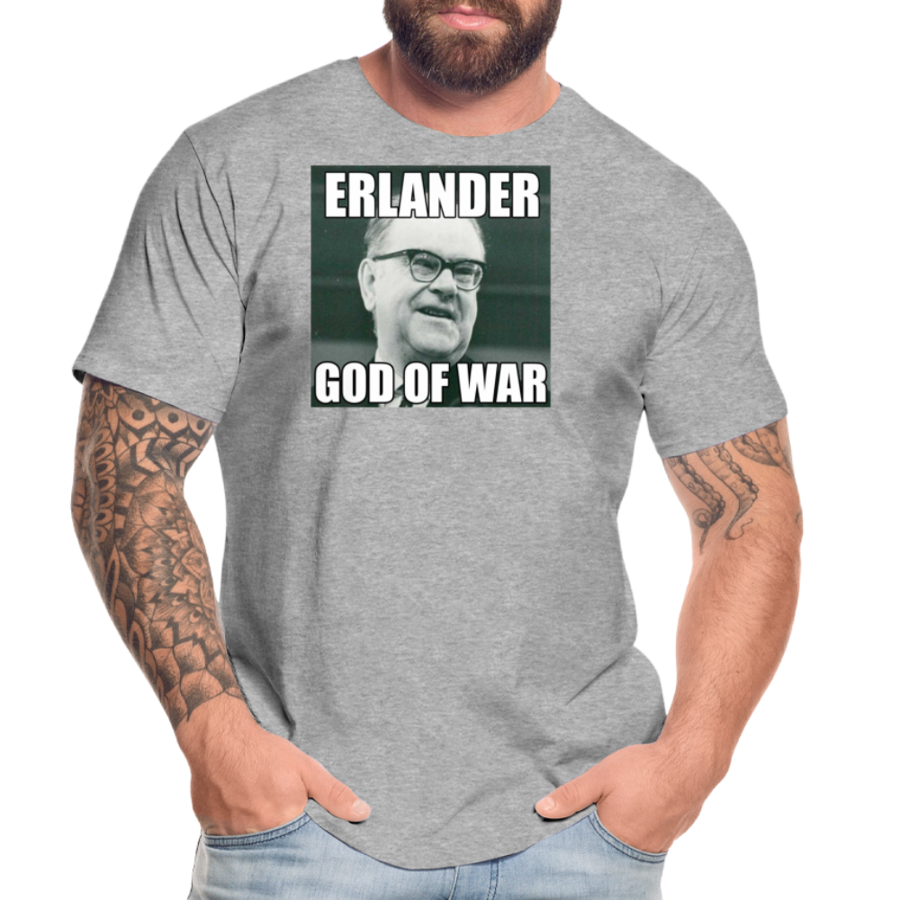 Erlander – God of War (ekologisk T-shirt herr-edition) - gråmelerad