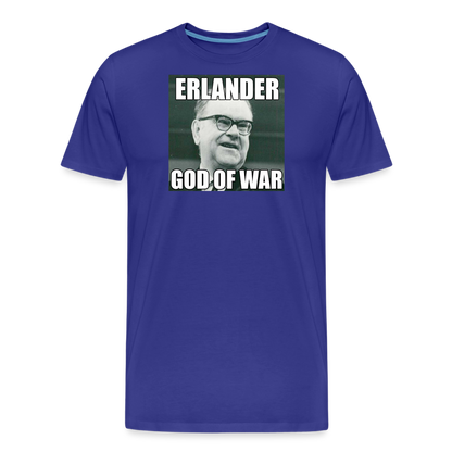 Erlander – God of War (ekologisk T-shirt herr-edition) - kungsblå