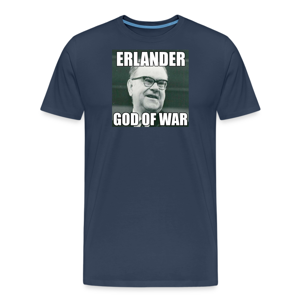Erlander – God of War (ekologisk T-shirt herr-edition) - marinblå