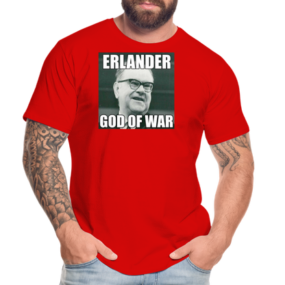 Erlander – God of War (ekologisk T-shirt herr-edition) - röd