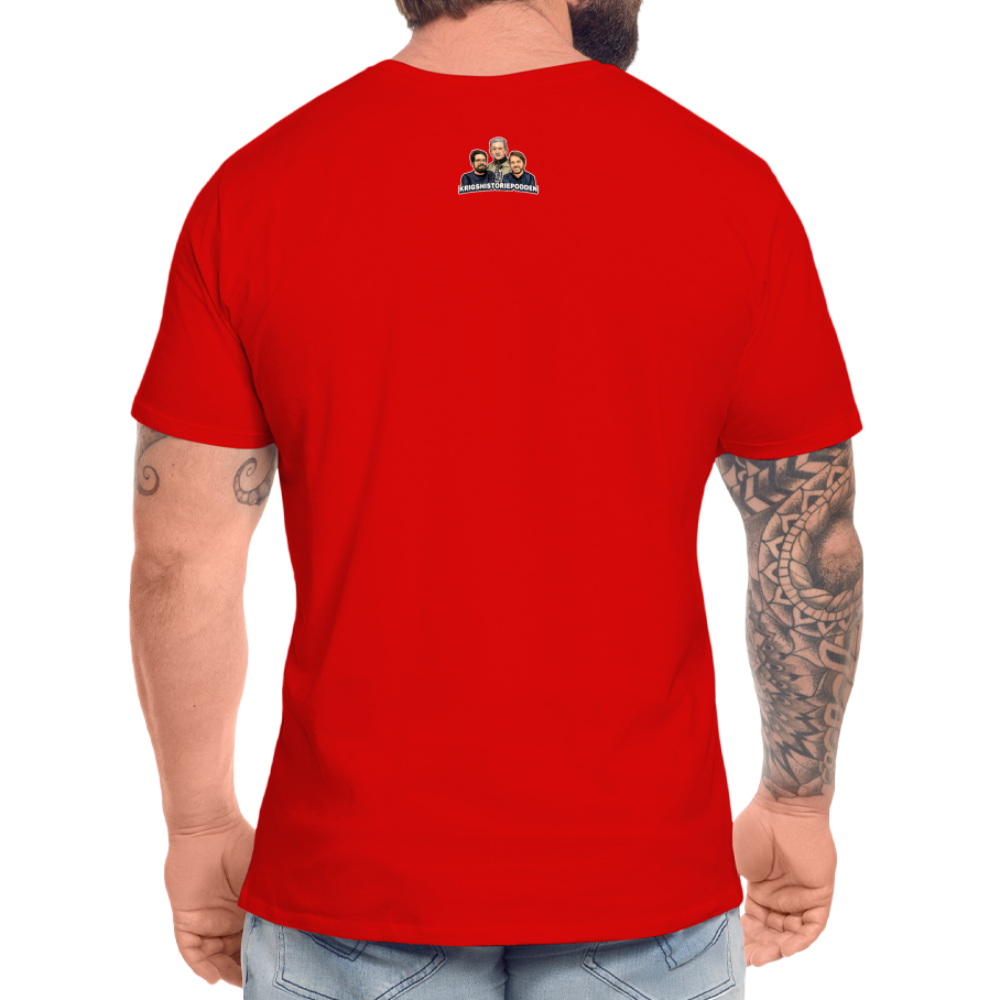 Erlander – God of War (ekologisk T-shirt herr-edition) - röd