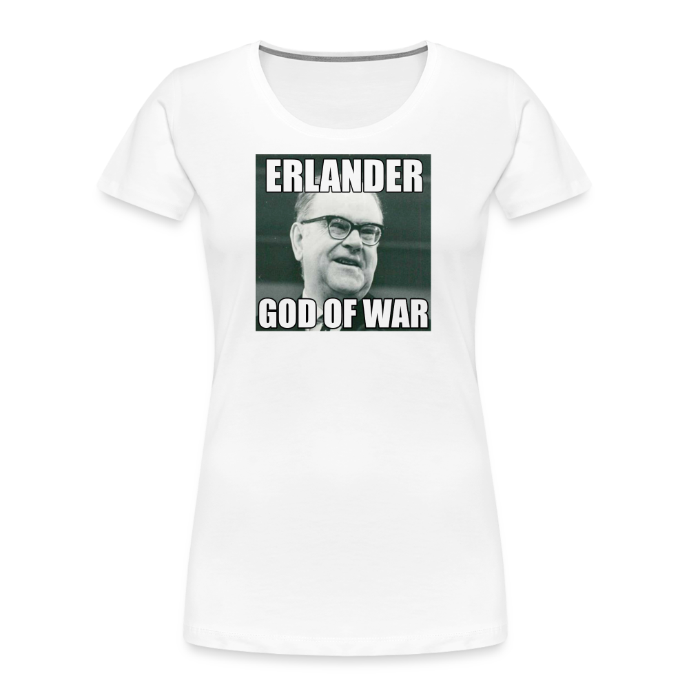 Erlander – God of War (ekologisk T-shirt herr-edition) - vit