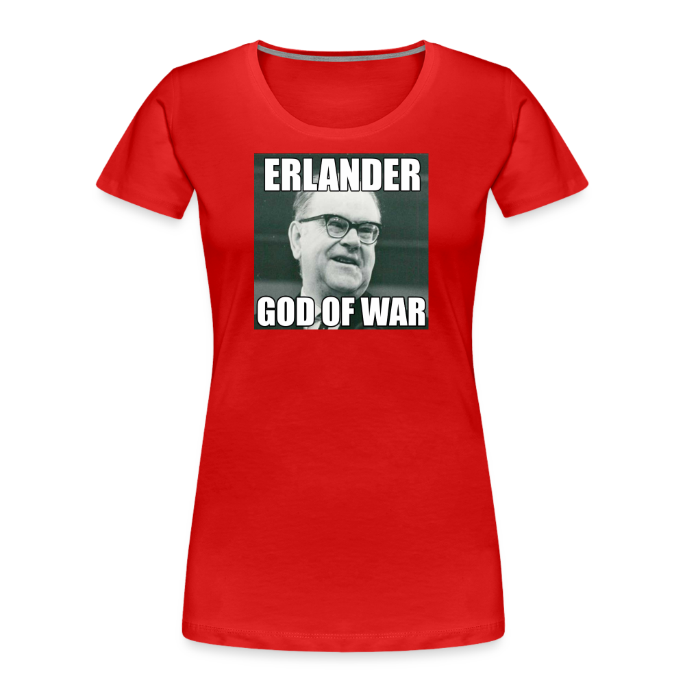 Erlander – God of War (ekologisk T-shirt herr-edition) - röd