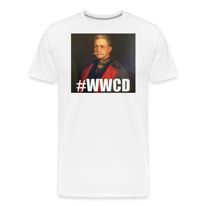 #WWCD (ekologisk premium-T-shirt herr-edition) - vit