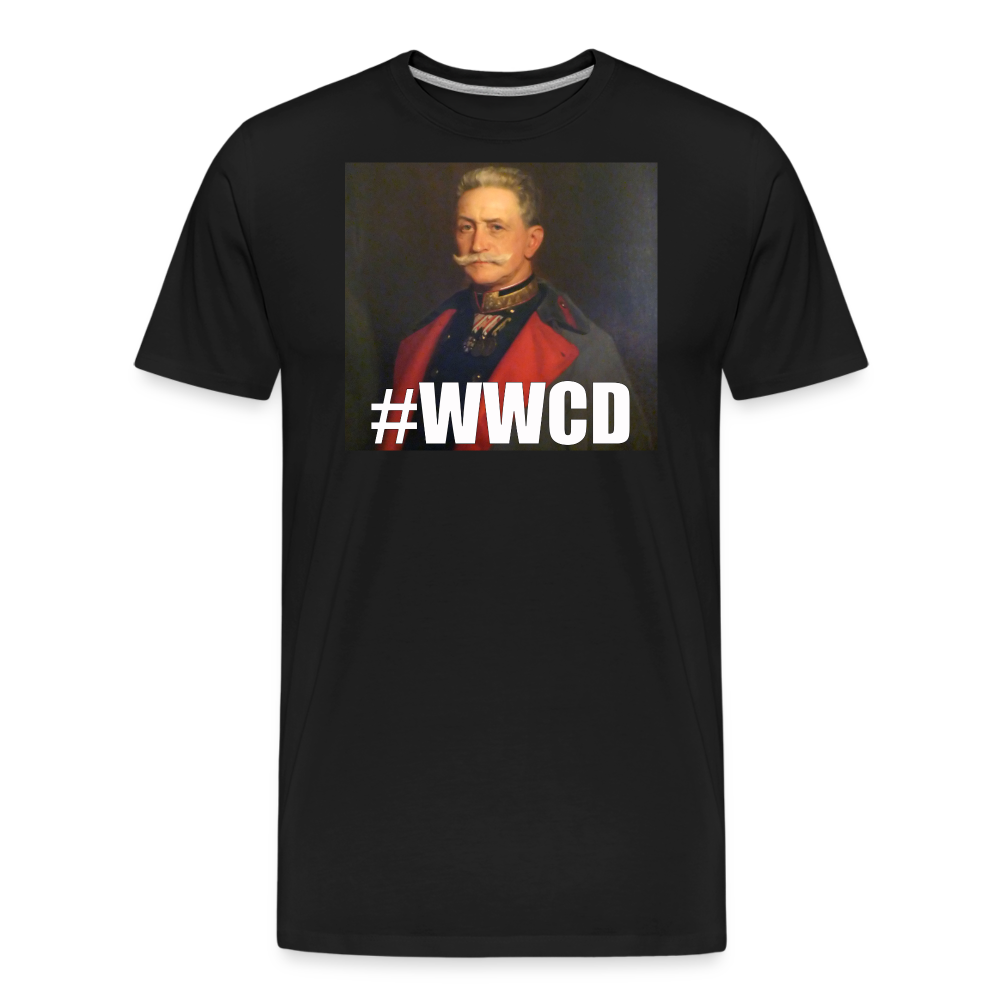 #WWCD (ekologisk premium-T-shirt herr-edition) - svart