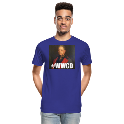 #WWCD (ekologisk premium-T-shirt herr-edition) - kungsblå