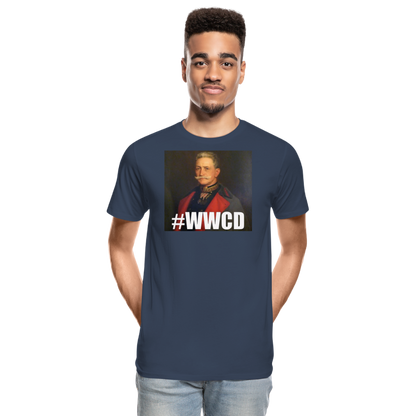 #WWCD (ekologisk premium-T-shirt herr-edition) - marinblå