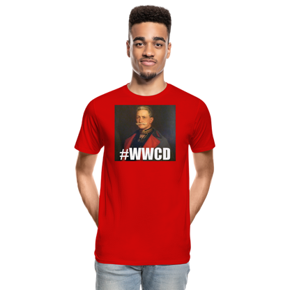 #WWCD (ekologisk premium-T-shirt herr-edition) - röd