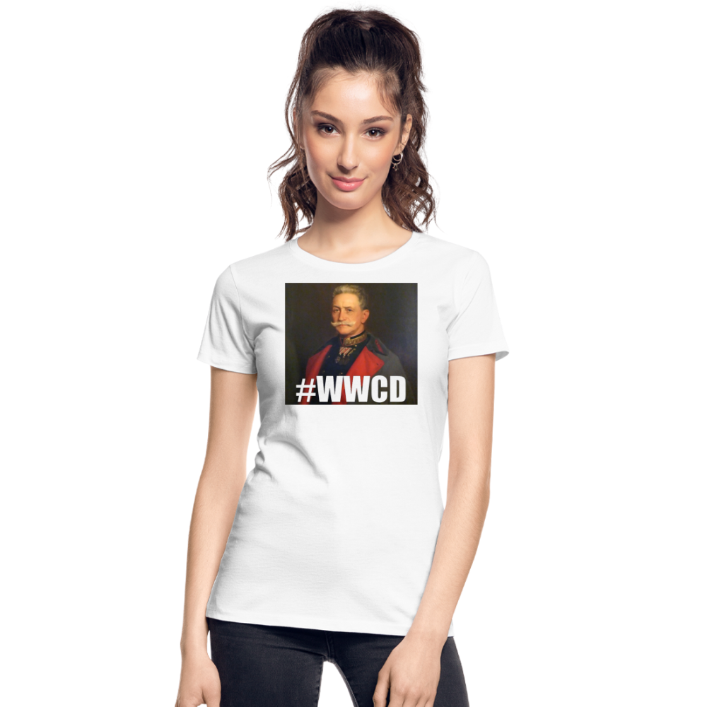 #WWCD (ekologisk premium-T-shirt dam-edition) - vit