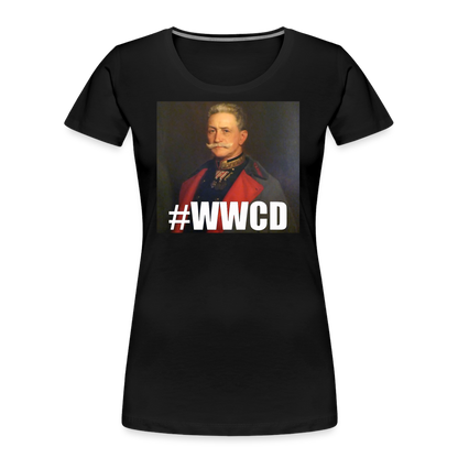 #WWCD (ekologisk premium-T-shirt dam-edition) - svart