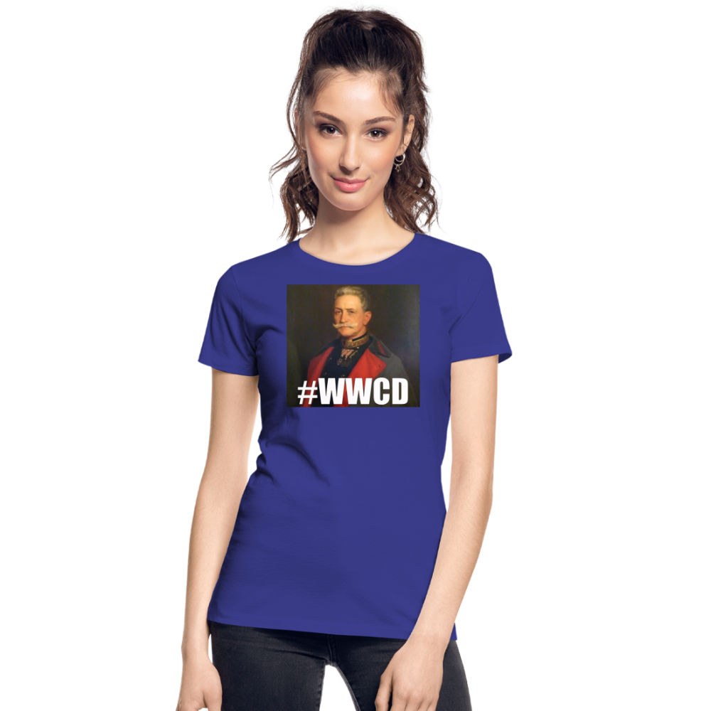 #WWCD (ekologisk premium-T-shirt dam-edition) - kungsblå
