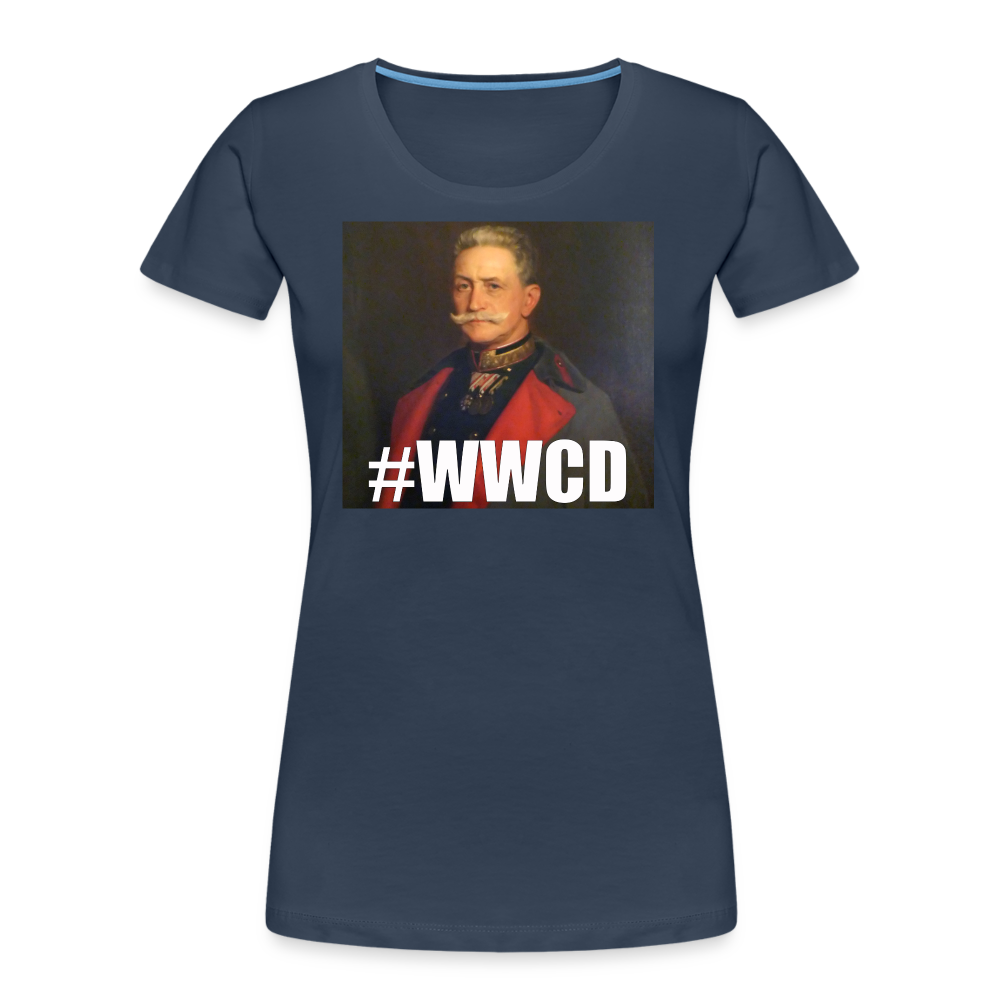 #WWCD (ekologisk premium-T-shirt dam-edition) - marinblå