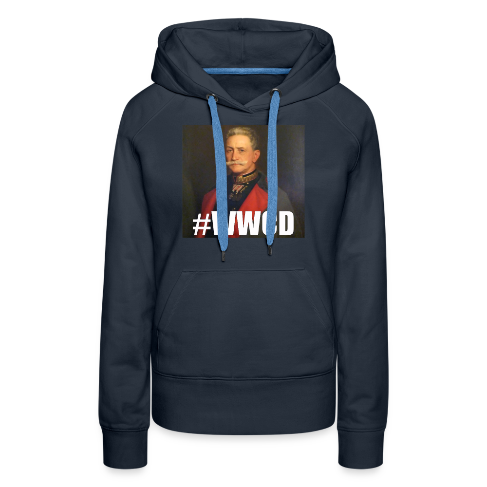 #WWCD (premiumluvtröja dam-edition) - marinblå