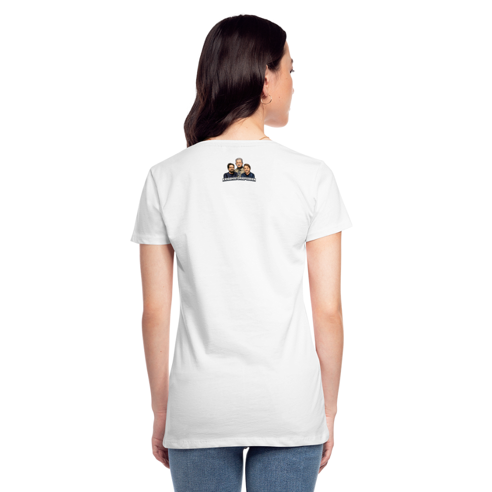 Danskjävlar! (ekologisk premium-T-shirt dam-edition) - vit