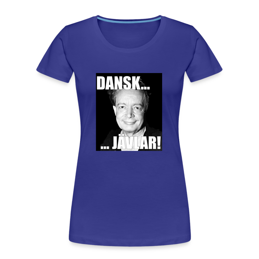 Danskjävlar! (ekologisk premium-T-shirt dam-edition) - kungsblå