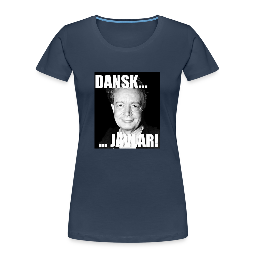 Danskjävlar! (ekologisk premium-T-shirt dam-edition) - marinblå