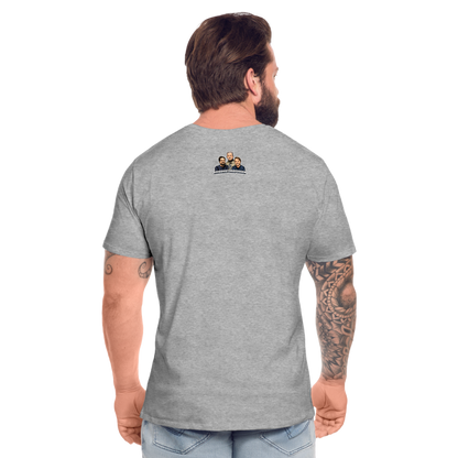 Lägg ner fem dagis - köp en Viggen (ekologisk premium-T-shirt herr-edition) - gråmelerad