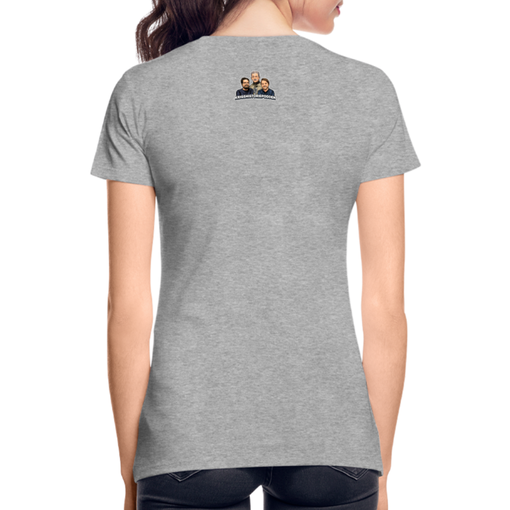 Lägg ner fem dagis - köp en Viggen (ekologisk premium-T-shirt dam-edition) - gråmelerad