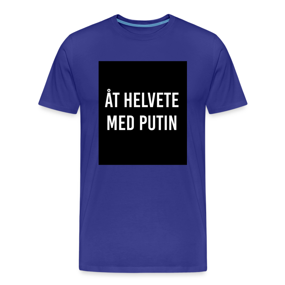 Åt helvete med Putin (ekologisk premium-T-shirt herr-edition) - kungsblå