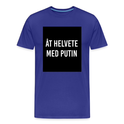 Åt helvete med Putin (ekologisk premium-T-shirt herr-edition) - kungsblå