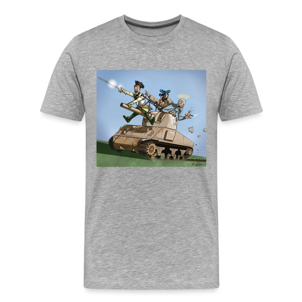 Sankt Conrads lärjungar  (ekologisk premium-T-shirt herr-edition) - gråmelerad