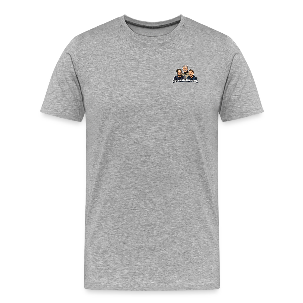 EVIG ÄRA (ekologisk premium-T-shirt herr-edition) - gråmelerad