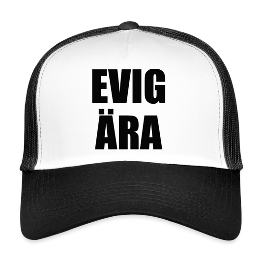 EVIG ÄRA (truckerkeps-edition) - vit/svart