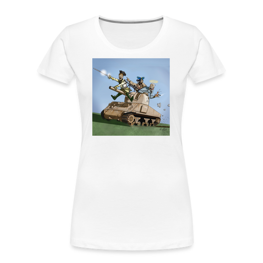 Sankt Conrads lärjungar (ekologisk premium-T-shirt dam-edition) - vit